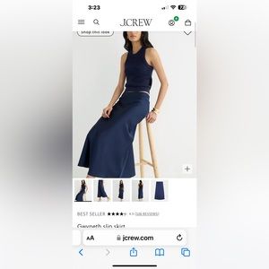 J Crew Slip Skirt